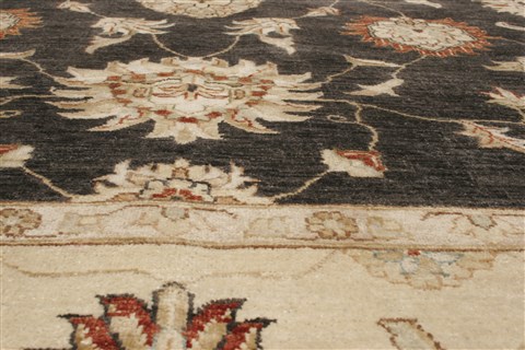 Ziegler Black Hand Knotted 711 X 100 Area Rug 250-21120 Image 15