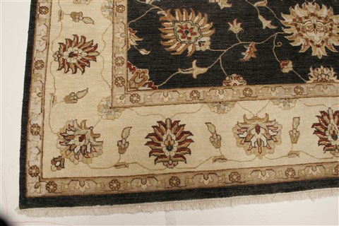 Ziegler Black Hand Knotted 711 X 100 Area Rug 250-21120 Image 17