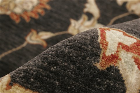 Ziegler Black Hand Knotted 711 X 100 Area Rug 250-21120 Image 6