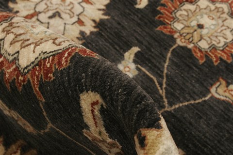 Ziegler Black Hand Knotted 711 X 100 Area Rug 250-21120 Image 8