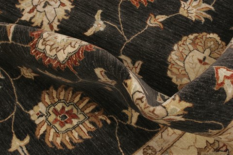 Ziegler Black Hand Knotted 711 X 100 Area Rug 250-21120 Image 9