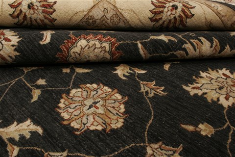 Ziegler Black Hand Knotted 711 X 100 Area Rug 250-21120 Image 11