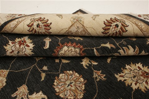 Ziegler Black Hand Knotted 711 X 100 Area Rug 250-21120 Image 12