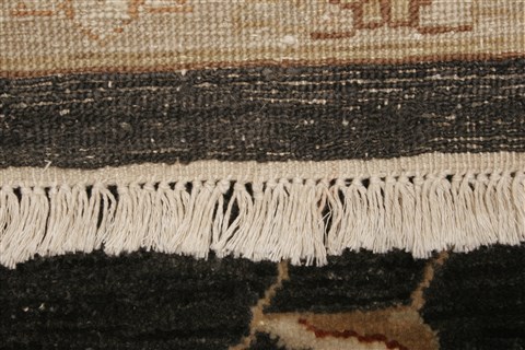 Ziegler Black Hand Knotted 711 X 100 Area Rug 250-21120 Image 14