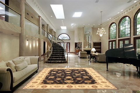 Ziegler Black Hand Knotted 711 X 100 Area Rug 250-21120 Image 5
