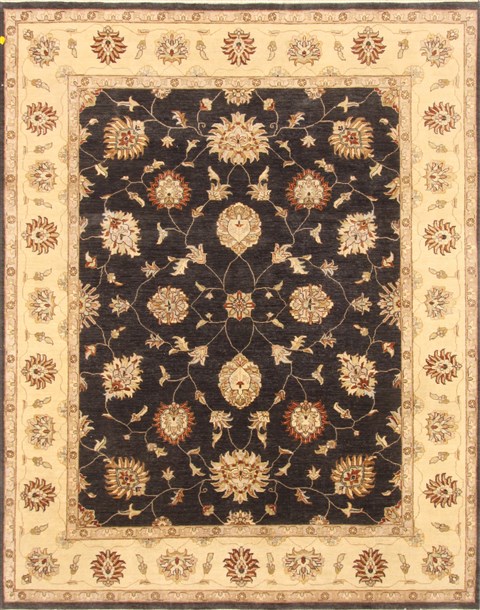 Ziegler Black Hand Knotted 711 X 100 Area Rug 250-21120 Image 0