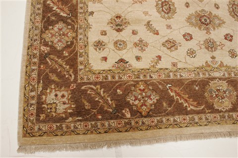 Ziegler Beige Hand Knotted 80 X 103  Area Rug 250-21123 Image 18