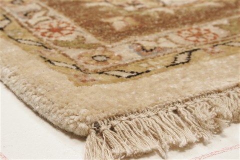 Ziegler Beige Hand Knotted 80 X 103  Area Rug 250-21123 Image 19