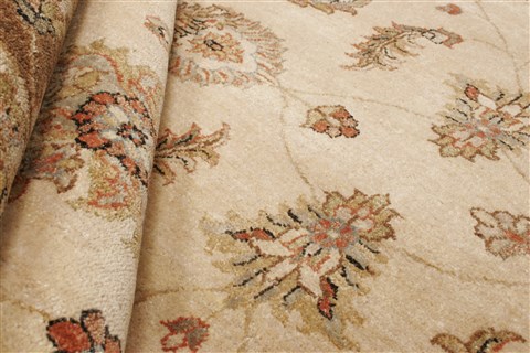 Ziegler Beige Hand Knotted 80 X 103  Area Rug 250-21123 Image 10