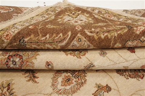 Ziegler Beige Hand Knotted 80 X 103  Area Rug 250-21123 Image 12