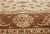 Ziegler Beige Hand Knotted 80 X 103  Area Rug 250-21123 Thumb 17