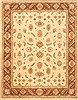 Ziegler Beige Hand Knotted 80 X 103  Area Rug 250-21123 Thumb 0