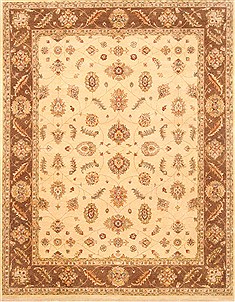 Ziegler Beige Hand Knotted 8'0" X 10'3"  Area Rug 250-21123