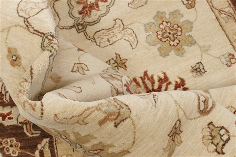 Ziegler Beige Hand Knotted 710 X 101 Area Rug 250-21127 Image 16