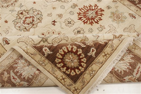 Ziegler Beige Hand Knotted 710 X 101 Area Rug 250-21127 Image 6