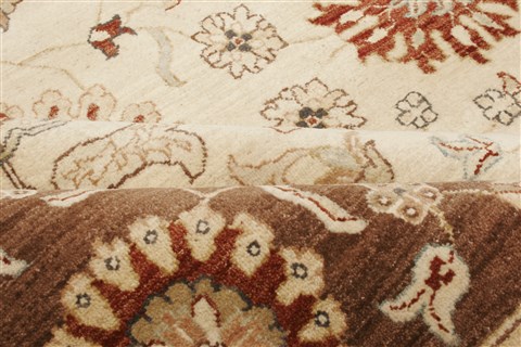 Ziegler Beige Hand Knotted 710 X 101 Area Rug 250-21127 Image 7