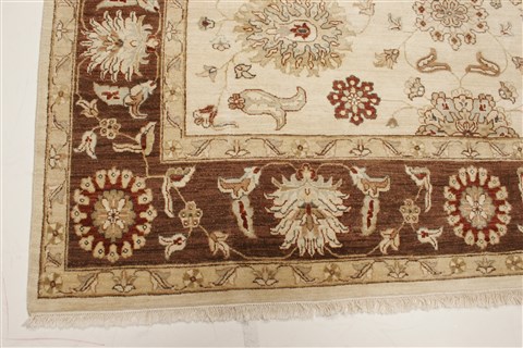 Ziegler Beige Hand Knotted 710 X 101 Area Rug 250-21127 Image 12