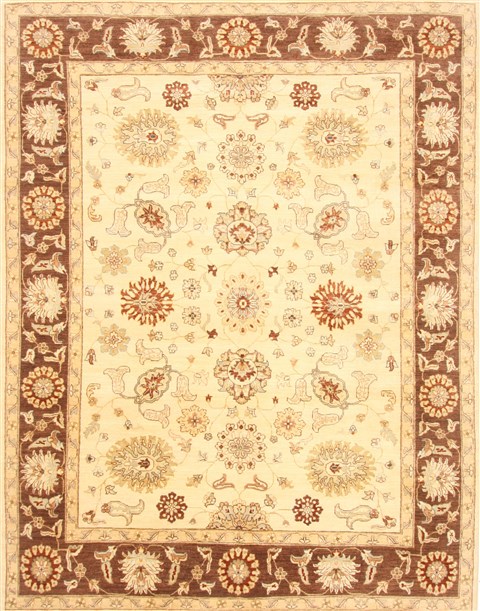 Ziegler Beige Hand Knotted 710 X 101 Area Rug 250-21127 Image 0