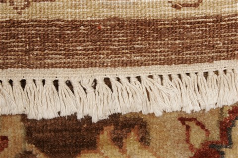 Ziegler Brown Hand Knotted 82 X 102  Area Rug 250-21128 Image 14