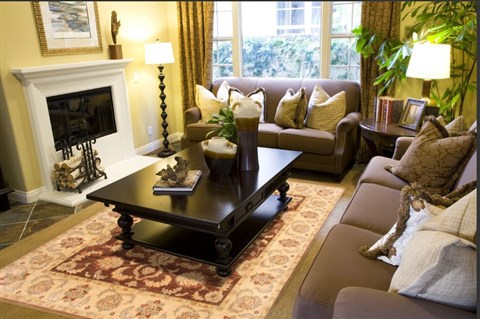 Ziegler Brown Hand Knotted 82 X 102  Area Rug 250-21128 Image 4