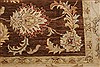Ziegler Brown Hand Knotted 82 X 102  Area Rug 250-21128 Thumb 15