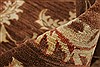Ziegler Brown Hand Knotted 82 X 102  Area Rug 250-21128 Thumb 6