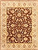 Ziegler Brown Hand Knotted 82 X 102  Area Rug 250-21128 Thumb 0