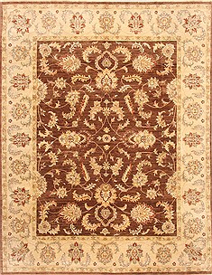 Ziegler Brown Hand Knotted 8'2" X 10'2"  Area Rug 250-21128