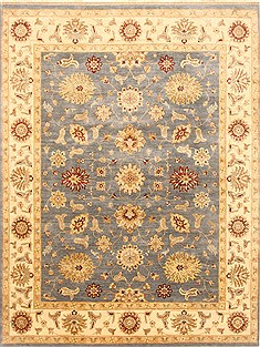 Ziegler Grey Hand Knotted 7'11" X 10'4"  Area Rug 250-21130