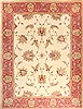 Elvan White Hand Knotted 92 X 120 Area Rug 300-21132 Thumb 0