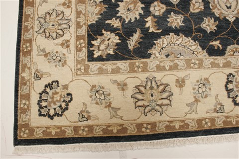Ziegler Blue Hand Knotted 80 X 105 Area Rug 250-21136 Image 19