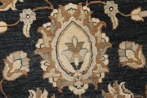 Ziegler Blue Hand Knotted 80 X 105 Area Rug 250-21136 Image 10