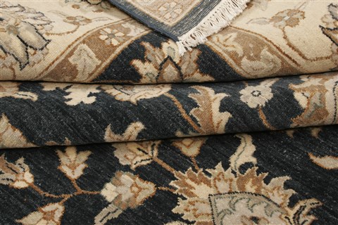Ziegler Blue Hand Knotted 80 X 105 Area Rug 250-21136 Image 12