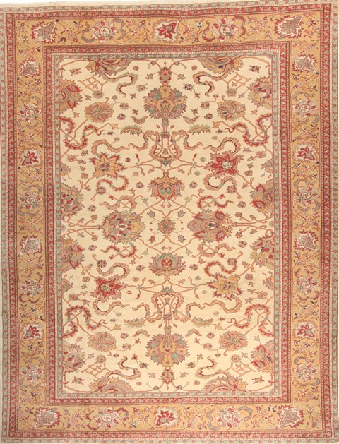 Oushak White Hand Knotted 93 X 1110 Area Rug 300-21144 Image 0