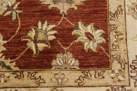 Ziegler Brown Hand Knotted 80 X 103 Area Rug 250-21161 Image 15