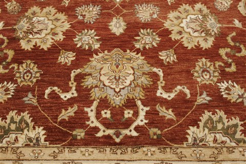 Ziegler Brown Hand Knotted 80 X 103 Area Rug 250-21161 Image 16