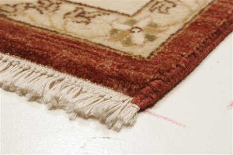 Ziegler Brown Hand Knotted 80 X 103 Area Rug 250-21161 Image 17