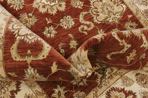 Ziegler Brown Hand Knotted 80 X 103 Area Rug 250-21161 Image 8