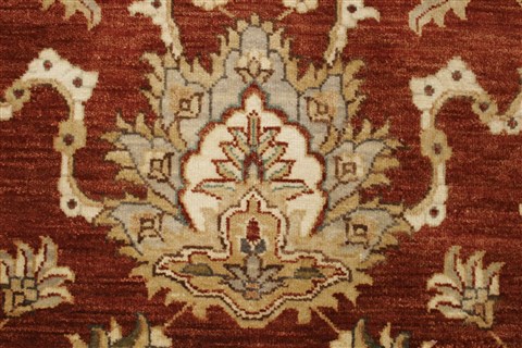 Ziegler Brown Hand Knotted 80 X 103 Area Rug 250-21161 Image 9
