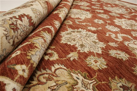 Ziegler Brown Hand Knotted 80 X 103 Area Rug 250-21161 Image 10