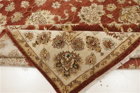 Ziegler Brown Hand Knotted 80 X 103 Area Rug 250-21161 Image 12