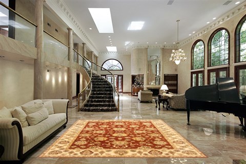 Ziegler Brown Hand Knotted 80 X 103 Area Rug 250-21161 Image 5