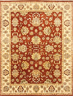 Ziegler Brown Hand Knotted 8'0" X 10'3"  Area Rug 250-21161
