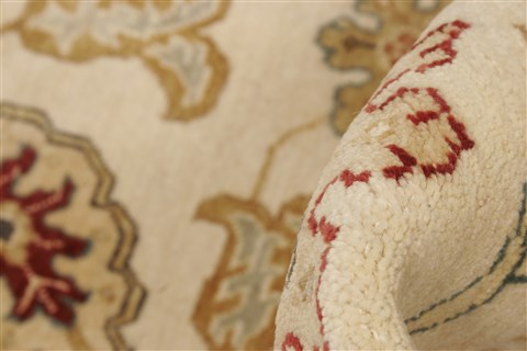 Ziegler Beige Hand Knotted 711 X 100 Area Rug 250-21171 Image 6