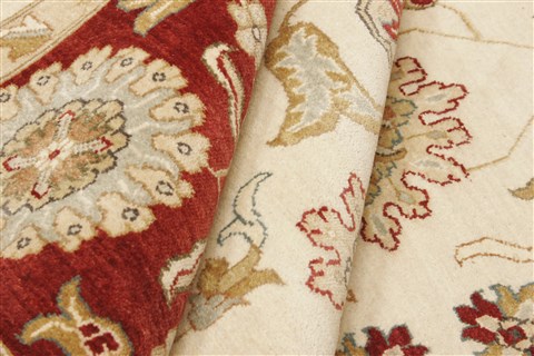 Ziegler Beige Hand Knotted 711 X 100 Area Rug 250-21171 Image 10