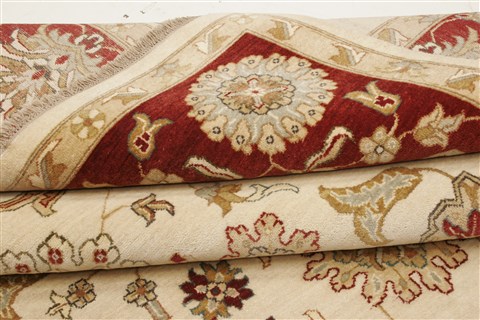 Ziegler Beige Hand Knotted 711 X 100 Area Rug 250-21171 Image 12