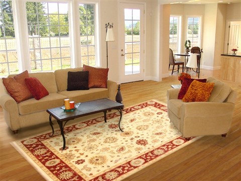 Ziegler Beige Hand Knotted 711 X 100 Area Rug 250-21171 Image 2