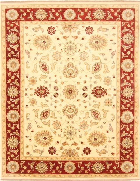 Ziegler Beige Hand Knotted 711 X 100 Area Rug 250-21171 Image 0