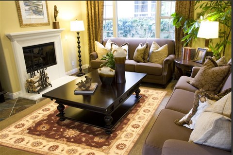 Ziegler Brown Hand Knotted 81 X 102 Area Rug 250-21173 Image 4