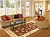 Ziegler Brown Hand Knotted 81 X 102 Area Rug 250-21173 Thumb 2
